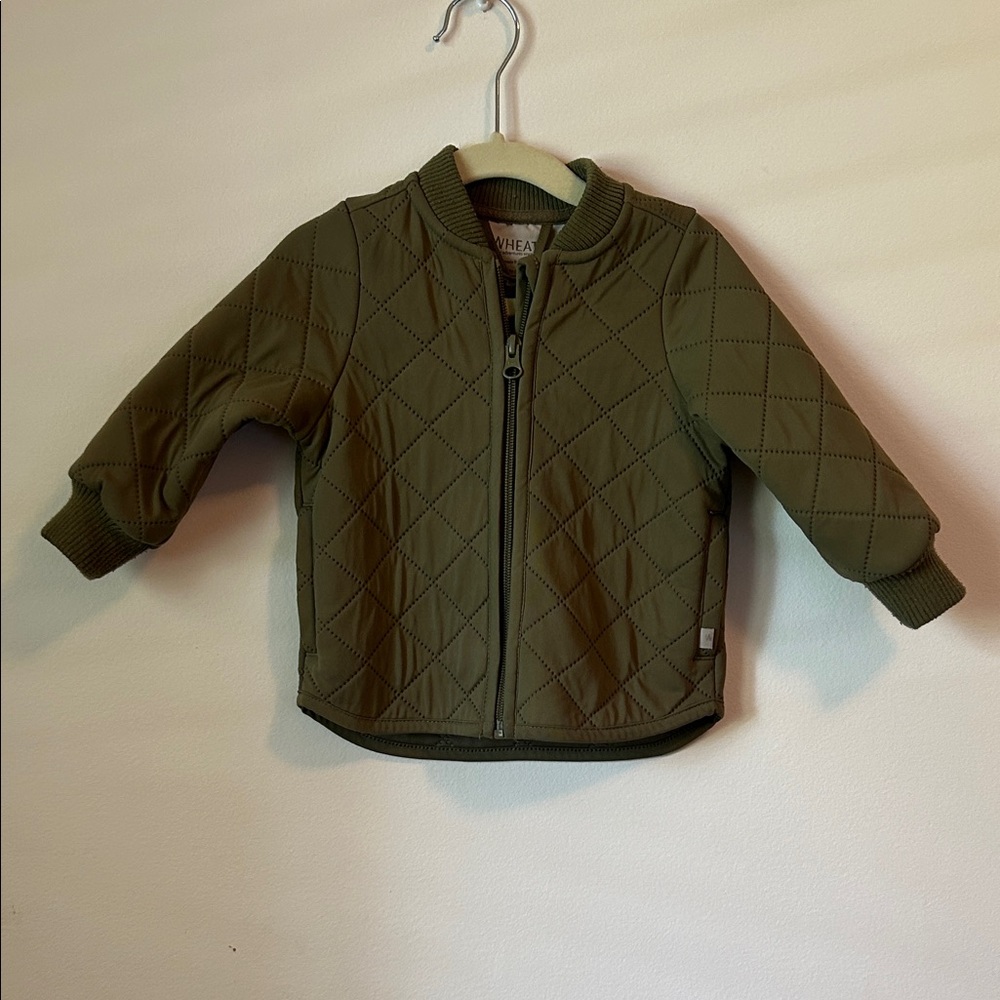 Olive Wheat Kids Thermo Jacket